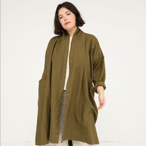 ISO: Elizabeth Suzann Linen Clyde Trench XS/XXS
